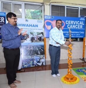 एनटीपीसी विंध्याचल ने “अह्वान” पहल के तहत कैंसर जांच शिविर का किया आयोजन
