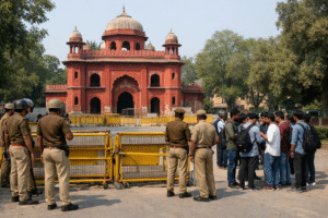 लखनऊ यूनिवर्सिटी नमाज विवाद: लाल बारादरी में नमाज पढ़ने पर 13 छात्रों को पुलिस नोटिस