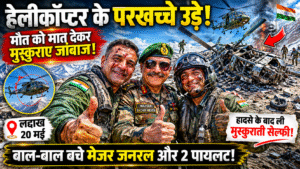 लद्दाख में सेना का चीता हेलीकॉप्टर क्रैश, मेजर जनरल सचिन मेहता समेत 3 अधिकारी बाल-बाल बचे