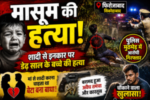 Firozabad Murder Case: मां से शादी की जिद में डेढ़ साल के मासूम की हत्या, पुलिस मुठभेड़ में आरोपी गिरफ्तार